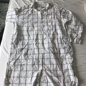 Muji organic cotton dress/jacket